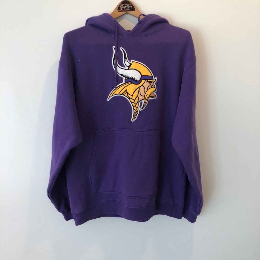 Y2K Reebok Minnesota Vikings hoodie size L
